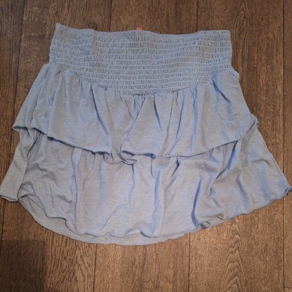 Women's Simply‎ Southern Tiered Smocked Skirt XL Preppy Trendy Vacation - Picture 2 of 2